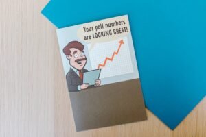 Brochure on the Wooden Surface